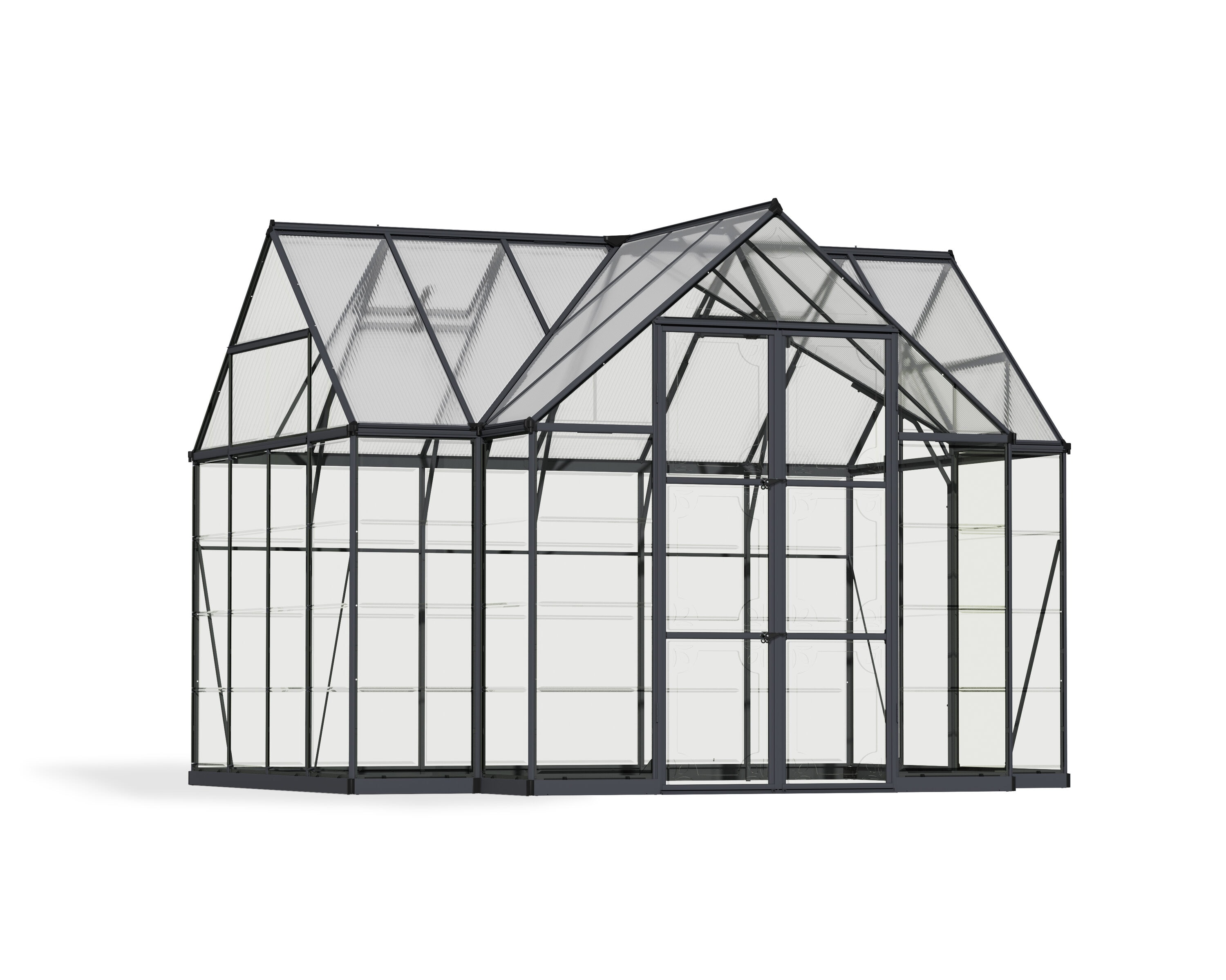 Canopia by Palram Victory 12ft x 10ft x 8.825ft Greenhouse Kit Deals